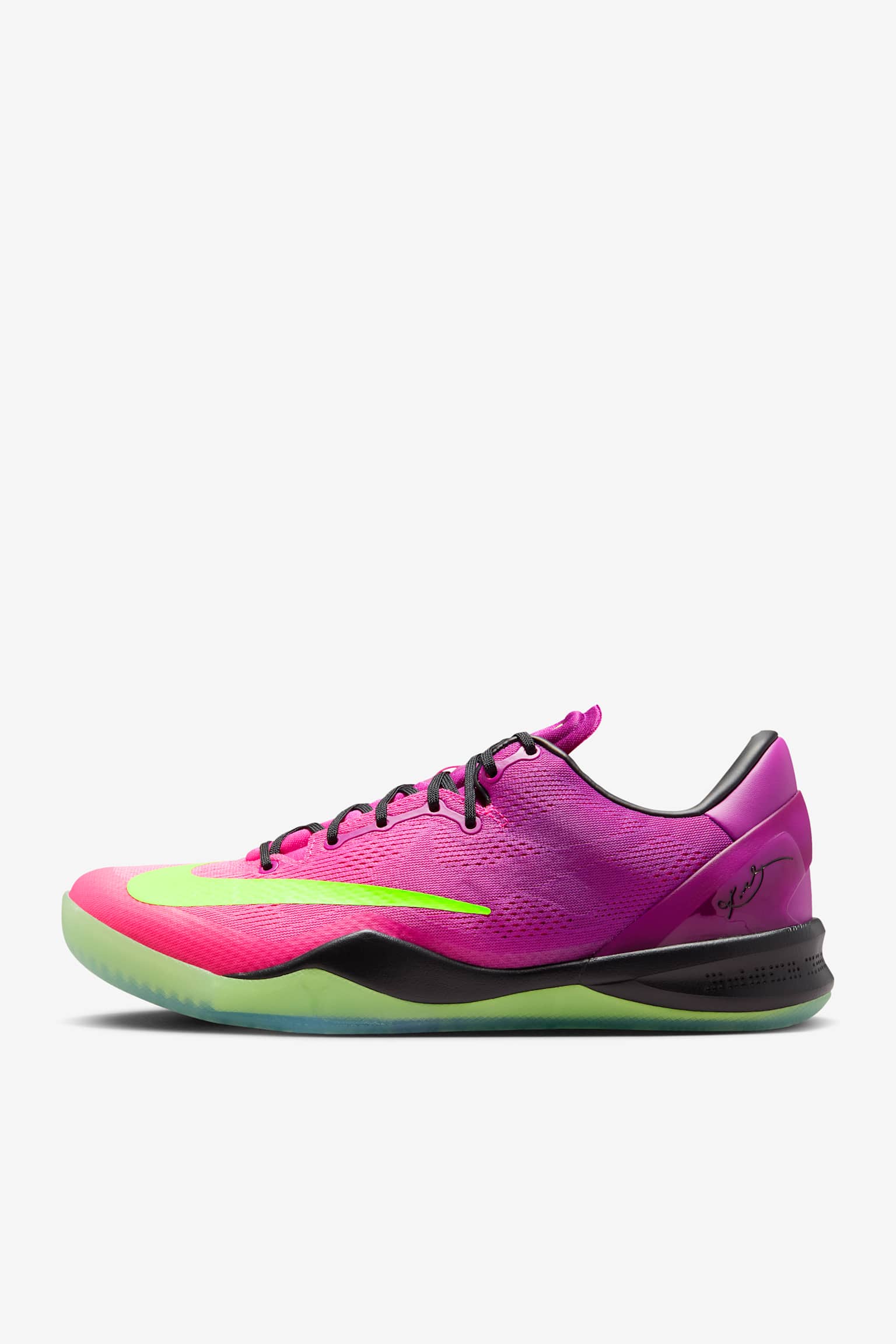 Kobe 8 Protro "Mambacurial" - Red Plum/Pink Flash/Electric Green - 2
